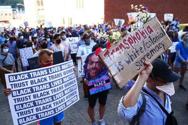 Protesters demand answers in death of trans activist Aaliyah Johnson (11)