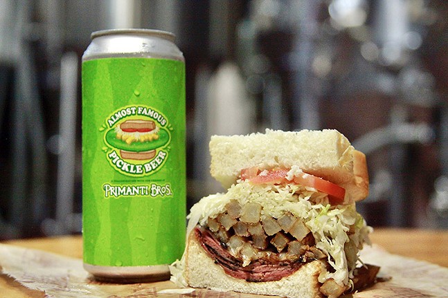 Pickle-inspired brew from East End Brewing and Primanti Bros. is back for a limited time