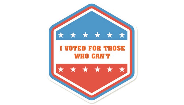 Download or print out these "I voted" stickers (7)