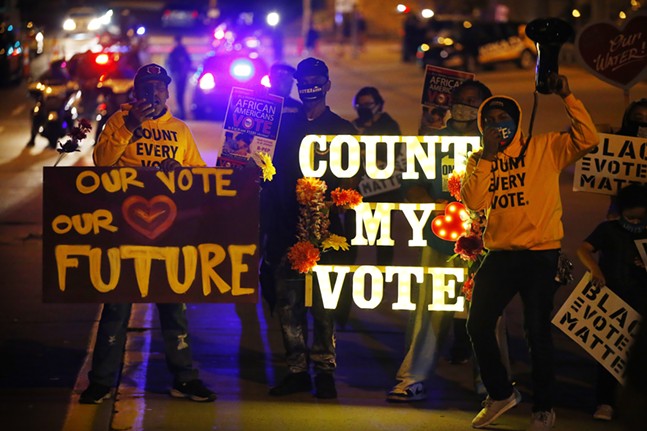 North Side 'Count Every Vote' rally unites community before marching to Allegheny Elections warehouse (12)