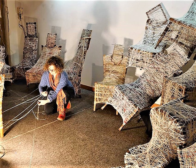 Dafna Rehavia addresses trauma with Binds & Bonds art installation at BOOM Concepts