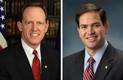 Pennsylvania Sen. Pat Toomey endorses presidential candidate Marco Rubio