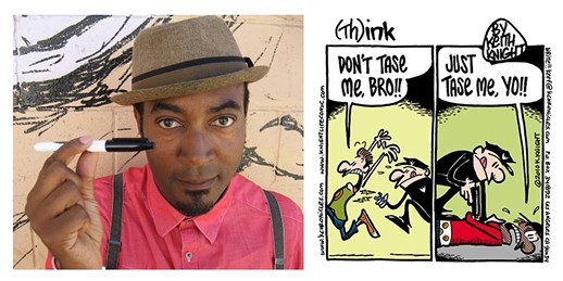 Cartoonist Keith Knight gives free presentation tonight at Pittsburgh's Point Park University