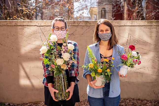 Bloom into spring with fresh flowers and Pittsburgh-made floral accessories