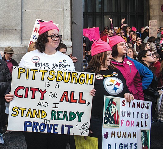 Two Pittsburgh women’s marches spur conversation around intersectional feminism