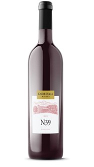 N39 Chambourcin, Merlot & Cab Franc blend, Knob Hall Winery