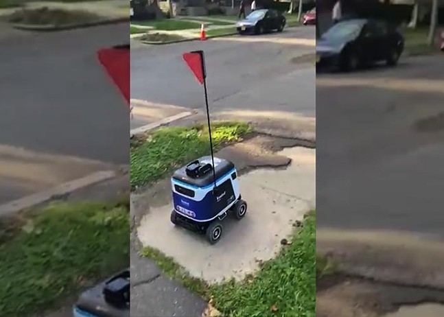 Delivery robots have descended upon Bloomfield