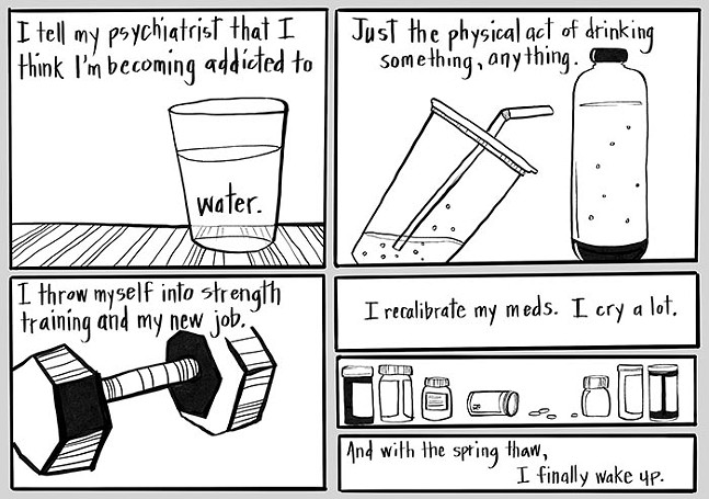Unraveling: A comic artist's journey through alcoholism and recovery in the pandemic