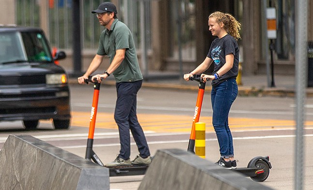 Lyft to offer Spin scooter rentals through its app in Pittsburgh