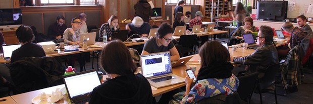 Art + Feminism Wikipedia Edit-A-Thon at on Saturday at Pittsburgh's Carnegie Museum of Art