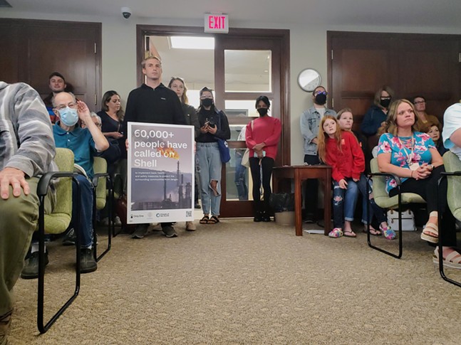 Citizens and activists ask Beaver County Council to take tougher stance on Shell plant
