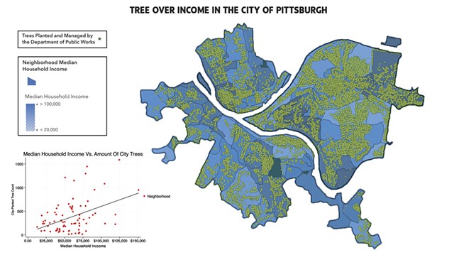 Pittsburgh’s street trees are free upon request. So why do they often go to the city’s wealthiest residents?
