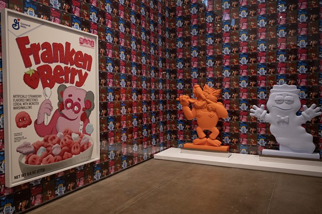 Anxiety and dread meet youthful nostalgia at KAWS + Warhol