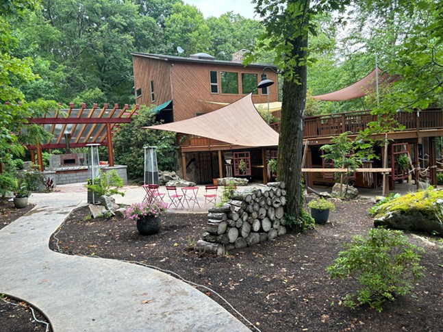Dining and a rustic retreat at TreeTops in Acme, Pa.