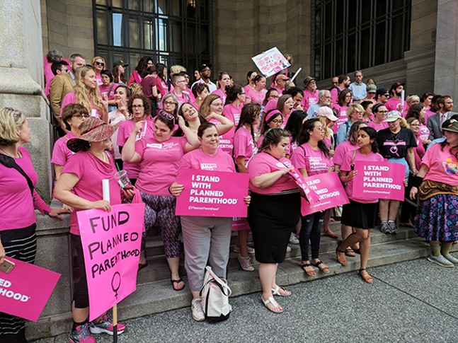 Pittsburgh goes pink to support Planned Parenthood, denounce proposed GOP health-care cuts