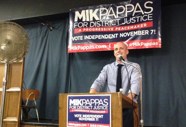 Progressive, Independent Mik Pappas kicks off campaign for Allegheny County District Judge