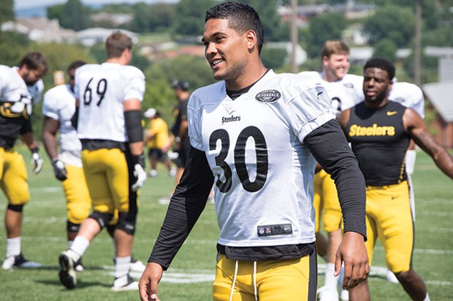 Shoulder injury sidelines Steelers rookie RB James Conner