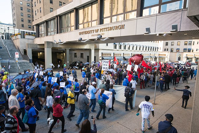 Pittsburgh joins Fight for $15 Labor Day protests