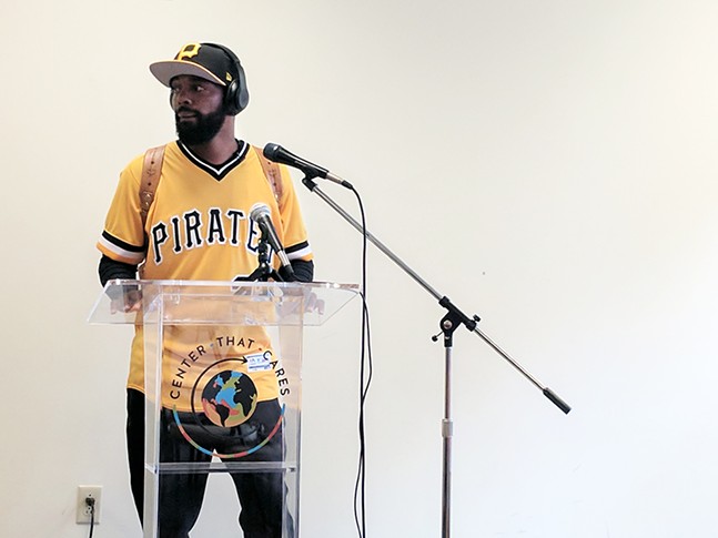 Chicago man stops in Pittsburgh on 672-mile walk to raise awareness about gun violence