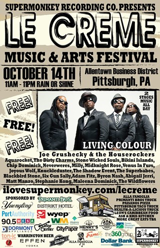 Free music festival Le Creme debuts in Allentown on Saturday with Living Colour, food trucks, vendors and more