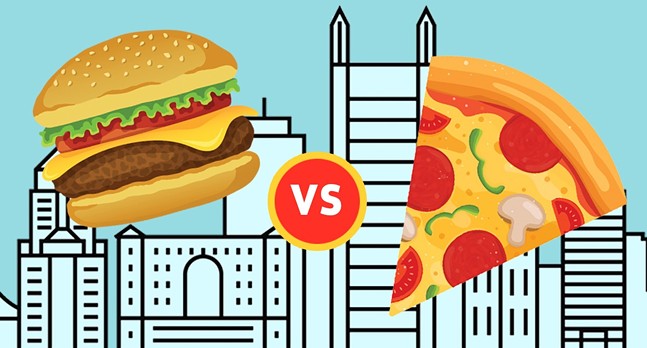 Do Pittsburgers prefer burgers or pizza?