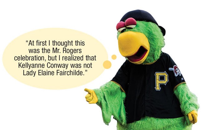Bird Brain: What was going through the Pirate Parrot's mind during