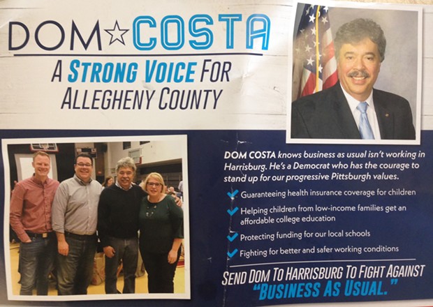 State Rep. Dom Costa, campaigning as ‘progressive’ Democrat, also wants to get on the Republican ballot