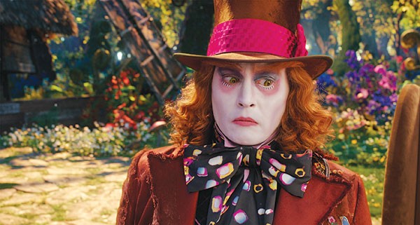 Watch me quirk: Johnny Depp as the Mad Hatter