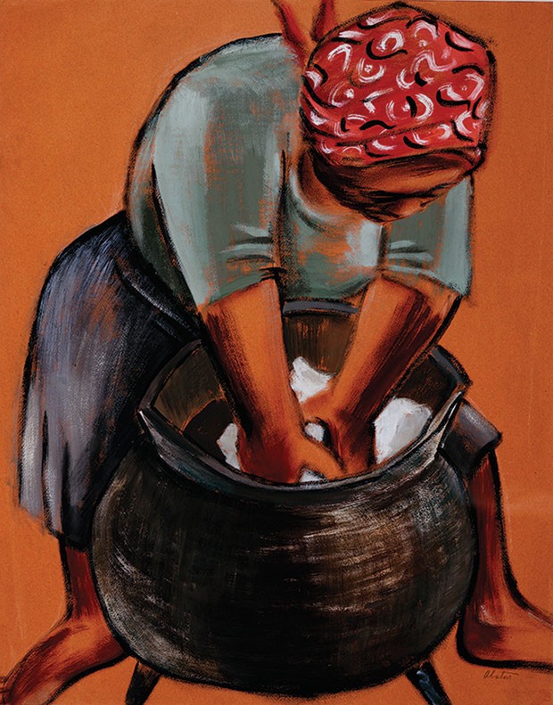 Charles Alston’s “Woman Washing Clothes” (1970)