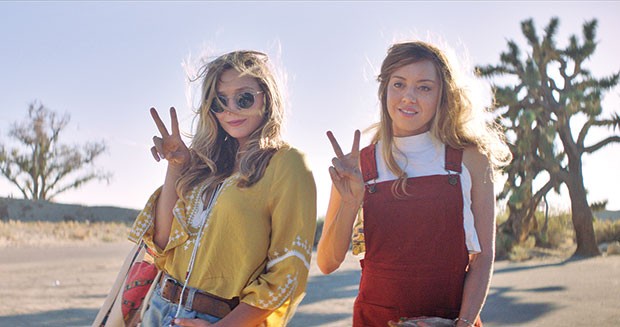 #girlstrip: Taylor (Elizabeth Olsen) and Ingrid (Aubrey Plaza)