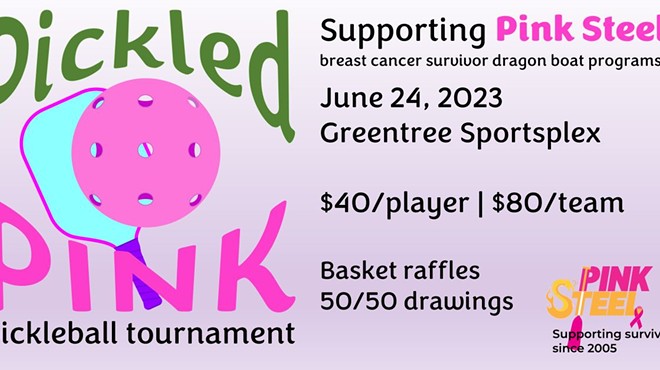 Pickled Pink pickleball tournament supporting Pink Steel breast cancer programs