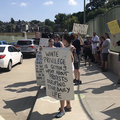 Protesters gather in Greenfield following alleged assault by Pittsburgh firefighter of 13-year-old boy