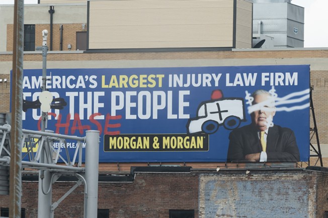 The serious motive a legislation organization resolved to vandalize its possess billboards