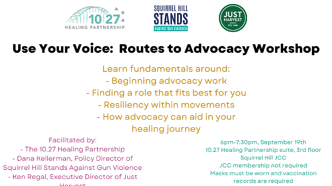 Use Your Voice: Route to Advocacy Workshop