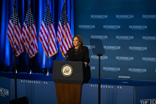 Vice President Kamala Harris speaks at CMU