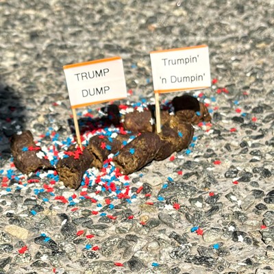 Who is behind the ‘Trump Dumps’ that keep appearing Downtown?