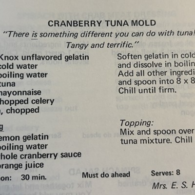 Yinzer Yums of Yesteryear: Cranberry tuna mold circa 1973